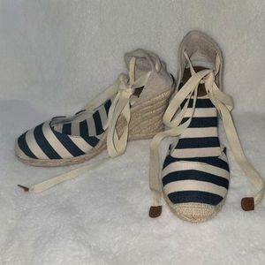 Sonoma blue and beige Espadrilles size 9